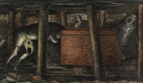 At_the_Coal_Face._A_Miner_Pushing_a_Tub_(1942)_(Art.IWM_ART_LD_2240)