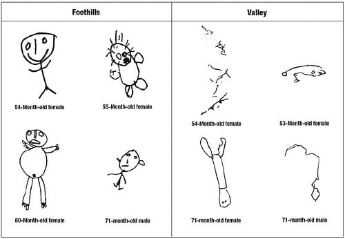Pollution Exposure Effects on Children's Drawings